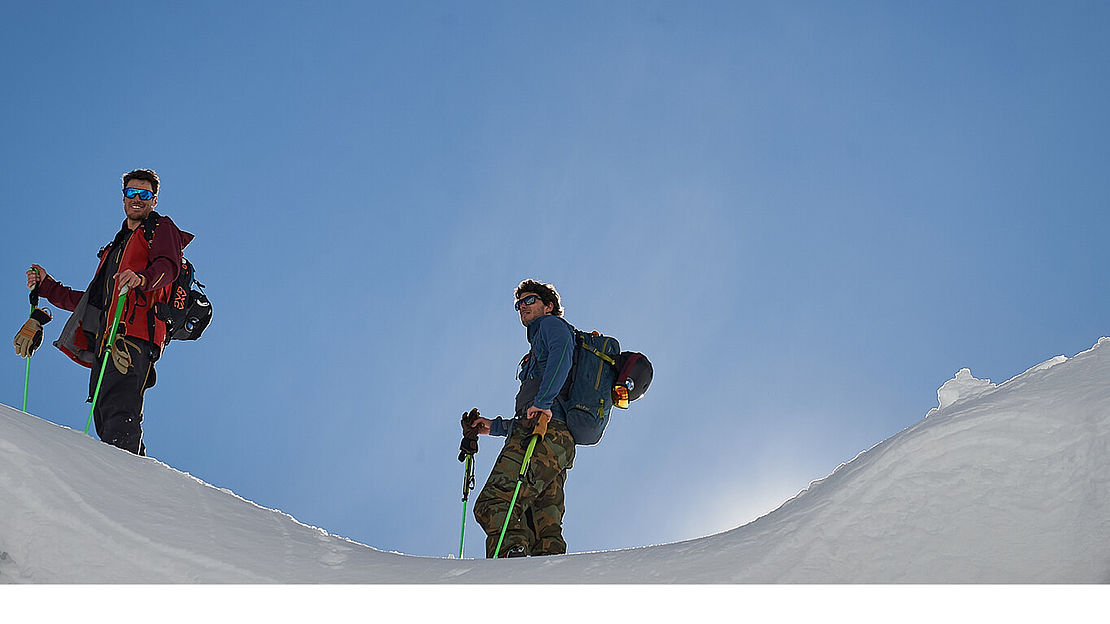 Montafon is calling Felix Wiemers and Roman Rohrmoser with their touring ski