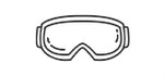 Safety eyewear icon