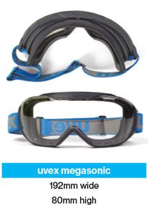 uvex megasonic goggles