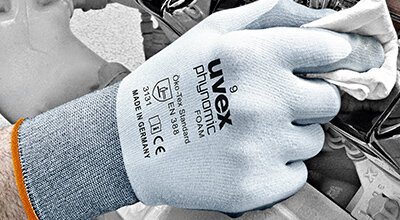 CE marked uvex safety gloves uvex safety gloves with CE mark