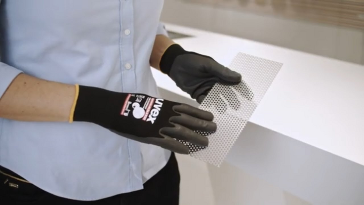 Touchscreen-Schutzhandschuhe, ESD, Schnittzschutz A - uvex phynomic airLite A (Deutsch)