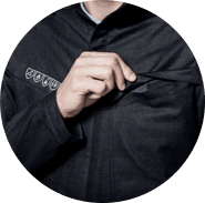 Jacke Mit Brusttasche Aus Flammhemmenden Gewebe