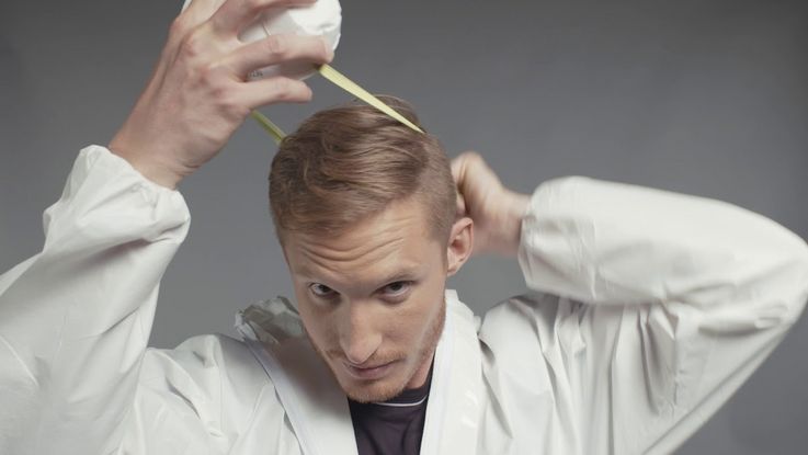 Type 5/6: How to put on and take off the uvex chemical protection clothing
