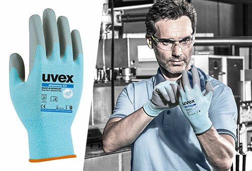 GUANTO NITRILE PUNTINATO UVEX ATHLETIC LITE DRY - 06560033 - Foto 6