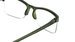 Detailed view reading glasses Miami green