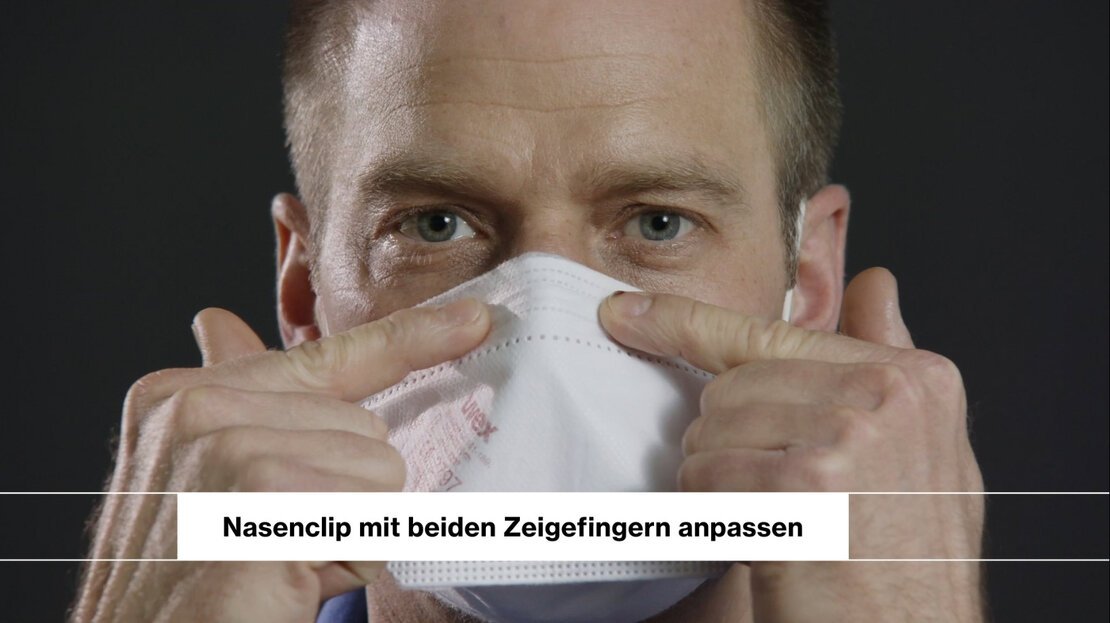 Atemschutzmaske Richtig Aufsetzen：uvex silv-air 4200