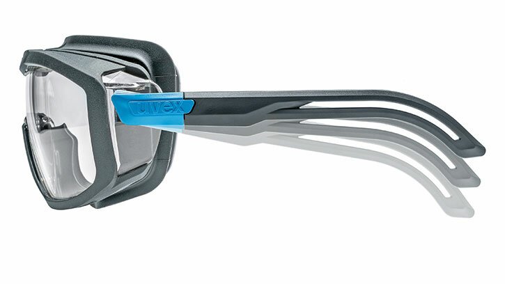 individuell anpassbare und staubdichte Schutzbrille individuell anpassbare und staubdichte Schutzbrille