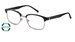 Filtral recycling reading glasses palermo black-silver
