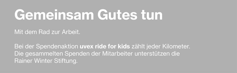 Gemeinsam Gutes tun uvex group