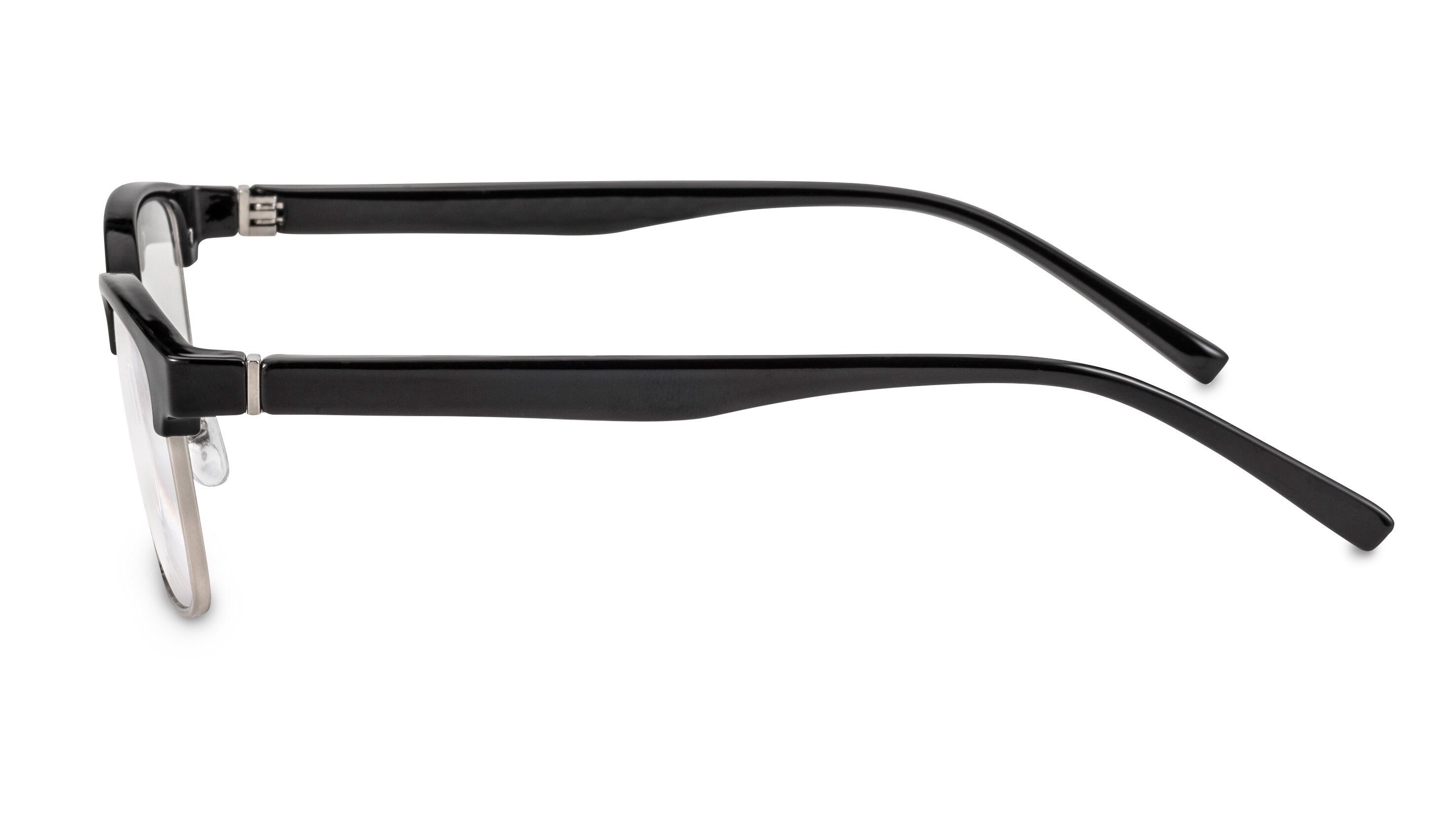 side view Filtral recycling reading glasses palermo black