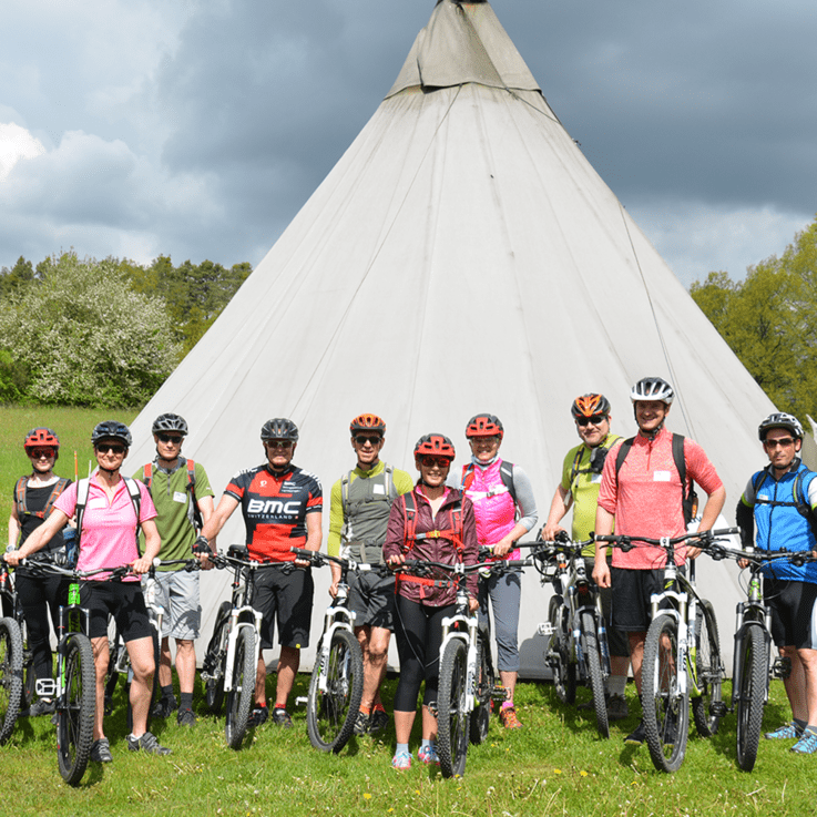 Mountainbiker beim uvex sportsday