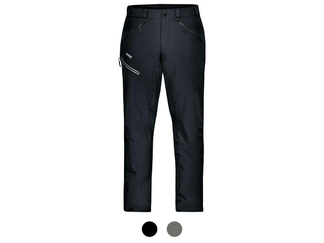 uvex Outdoorhose Herren Schwarz und Grau