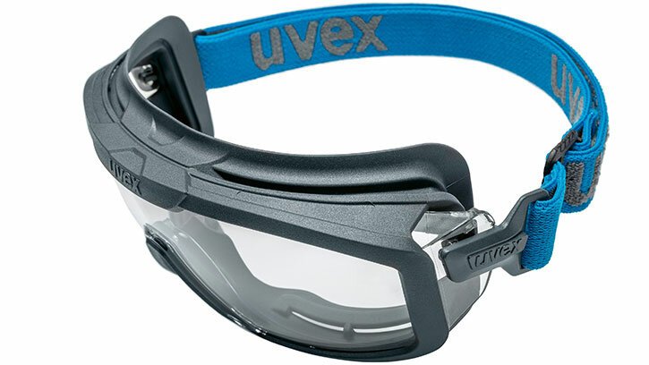 Schutzbrille mit flexibler Gesichtsauflage Schutzbrille mit flexibler Gesichtsauflage