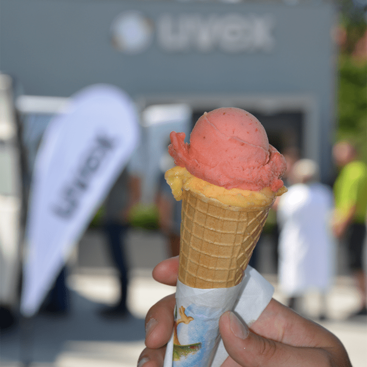 Eiswagen bei der uvex group