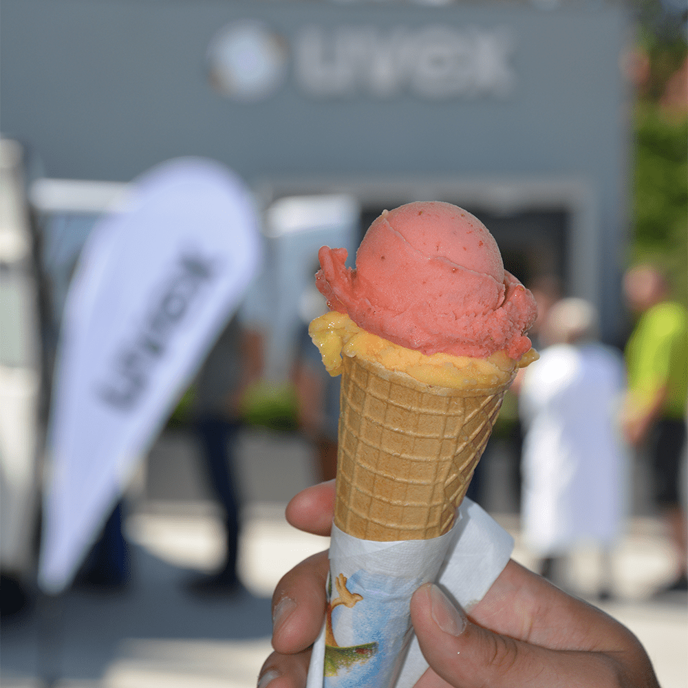 Eiswagen bei der uvex group