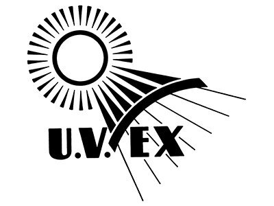 Our company name consists of "UV" and "ex" — UltraViolet Exclusion Old uvex logo