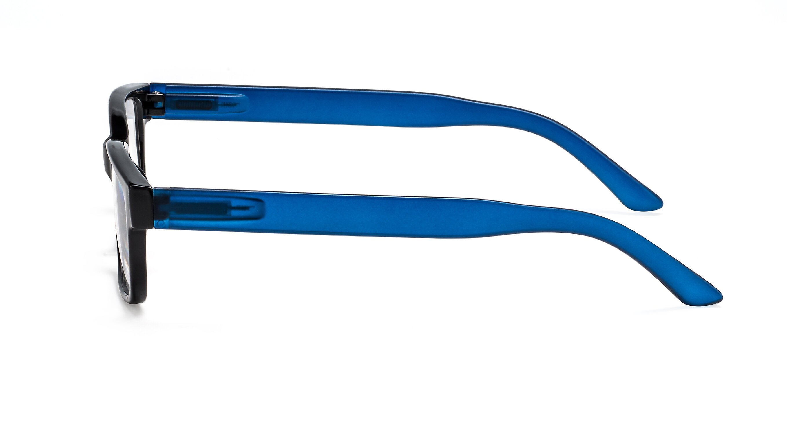 side view reading glasses oslo blue