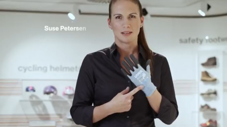 Schutzhandschuhe ESD, Touchscreen-fähig, Schnittzschutz B - uvex phynomic airLite B (Deutsch)