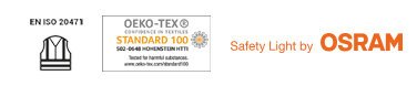 tested, certified, safe: uvex vests with LED guide system