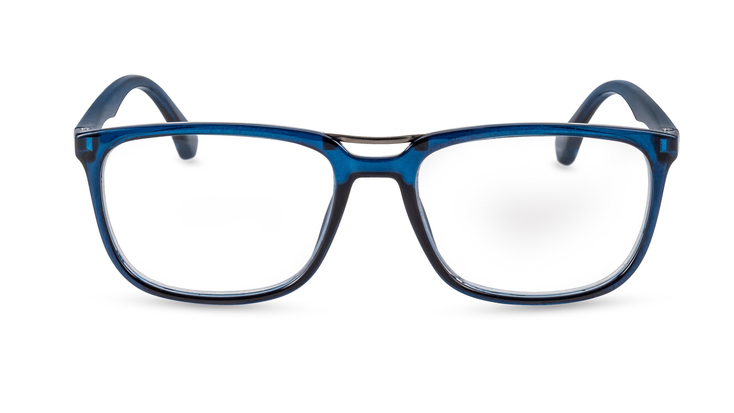 Frontansicht, Lesebrille Stockholm blau