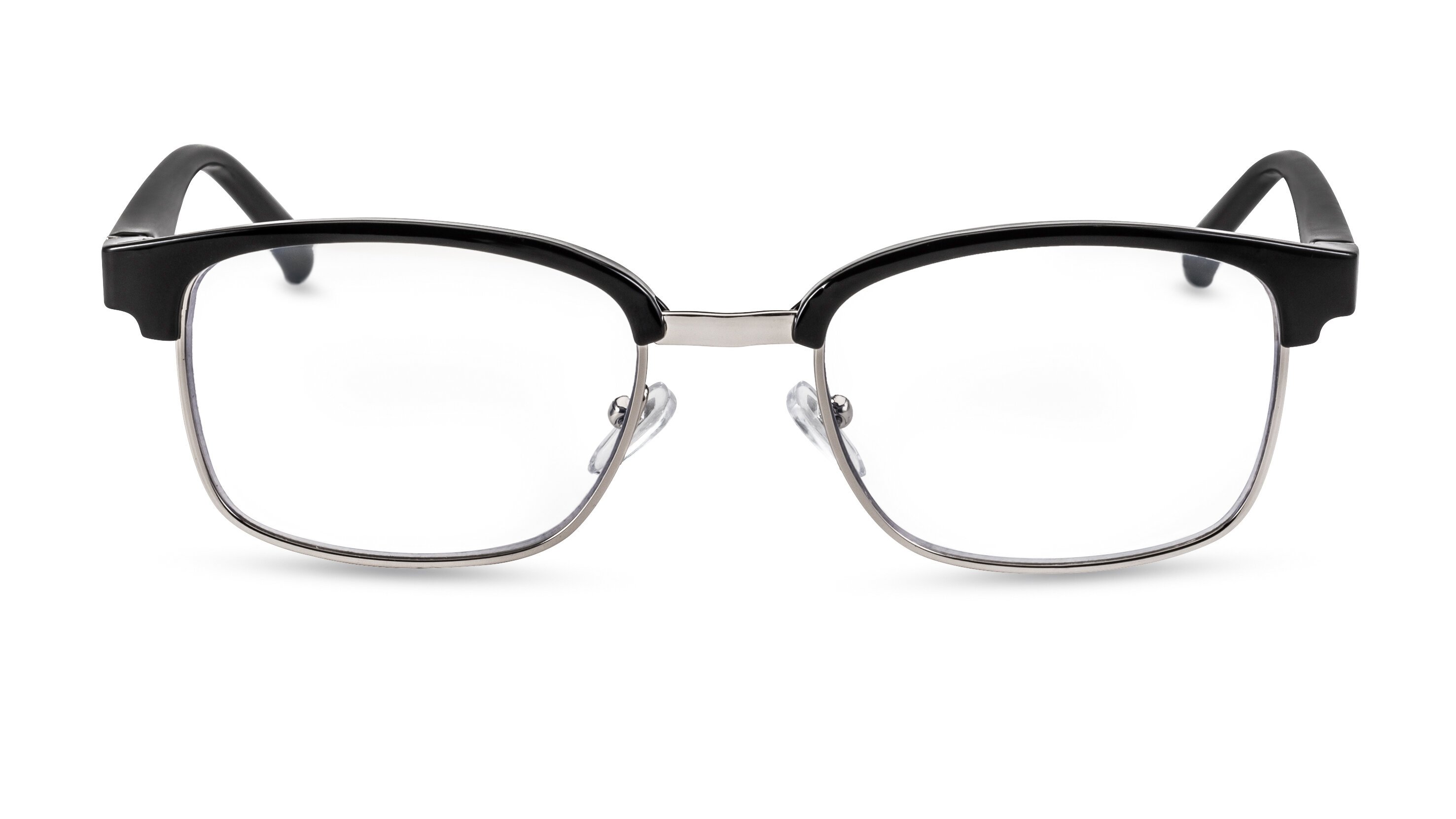 front view Filtral recycling reading glasses palermo black