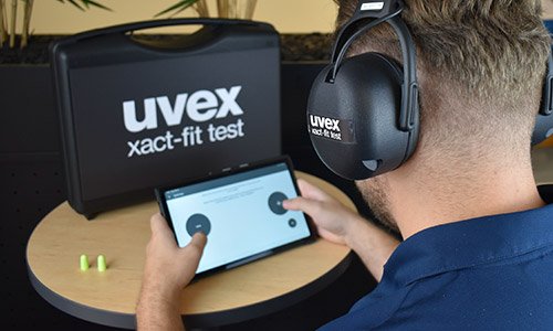 uvex xact-fit test system