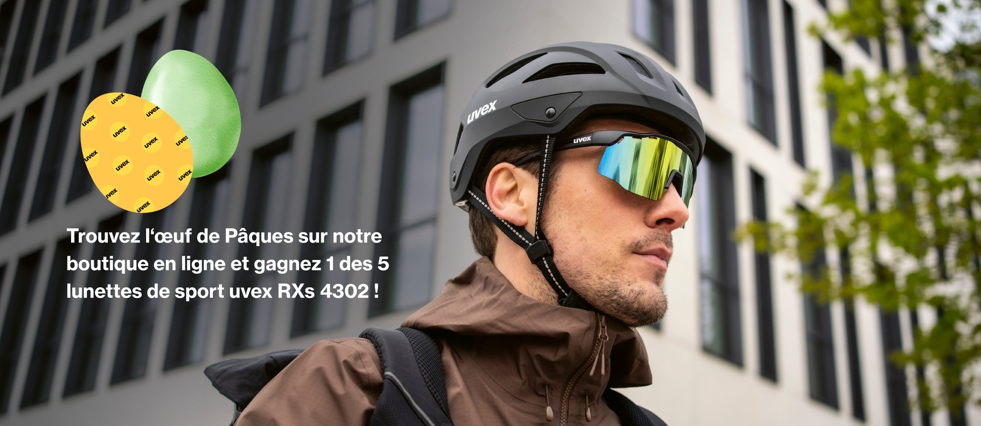 Trouvex l'oeuf de Pâques et gagnez des lunettes de sport uvex RXs 4302 !