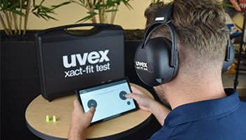 uvex xact-fit test system