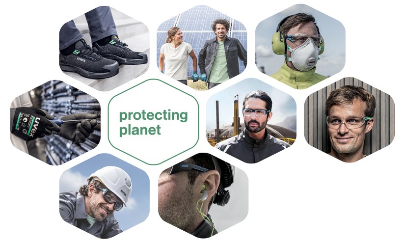 uvex protecting planet sustainable ppe from head to toe