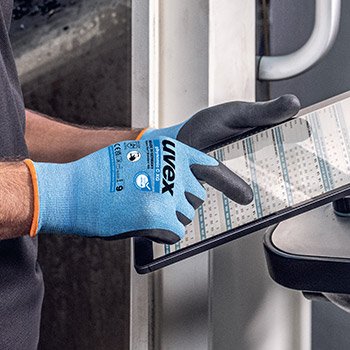 uvex touchscreen safety gloves