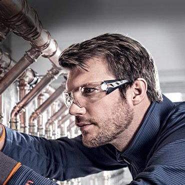 Diseños de gafas de seguridad sin montura