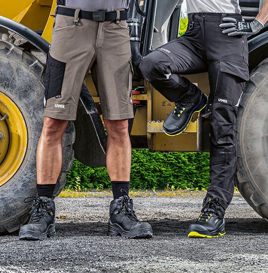 robust safety shoes for gardening and landscaping by uvex