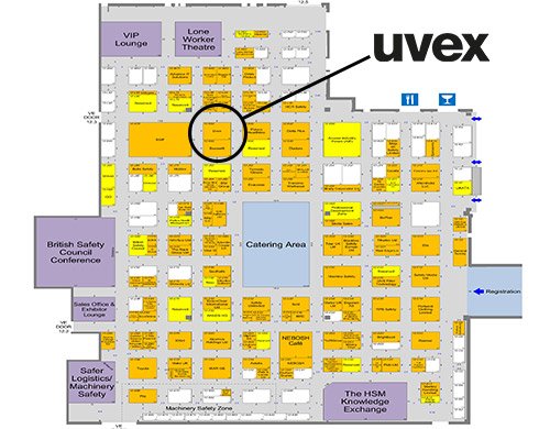 Find uvex at stand 12-K62 at the Health & Safety Event