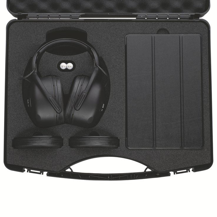 Système de test d'ajustement de bouchons d'oreille uvex xact-fit test