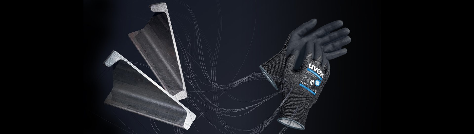 Buy now uvex phynomic safety gloves with cut protection for every level