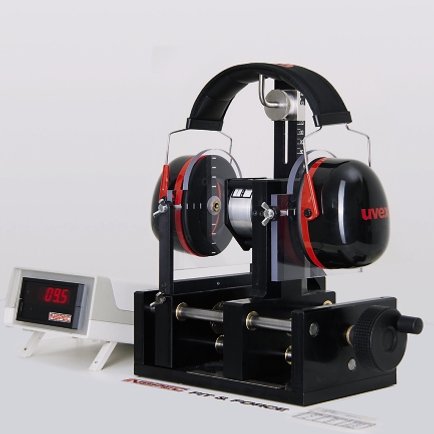 Testing machine for earmuff hearing protection