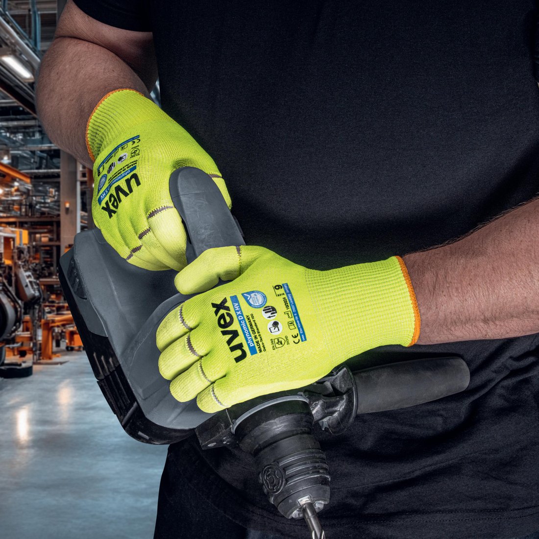 uvex phynomic D X HV Finger-Abreiß-Technologie