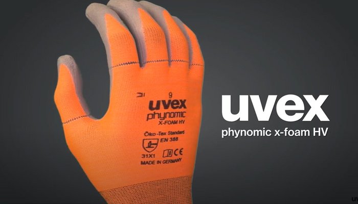 Watch the uvex phynomic x-foam HV gloves video on YouTube