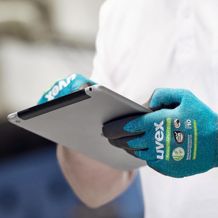 uvex Bamboo cut protection gloves contact form