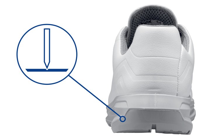 Kitchen work shoes with penetration resistance