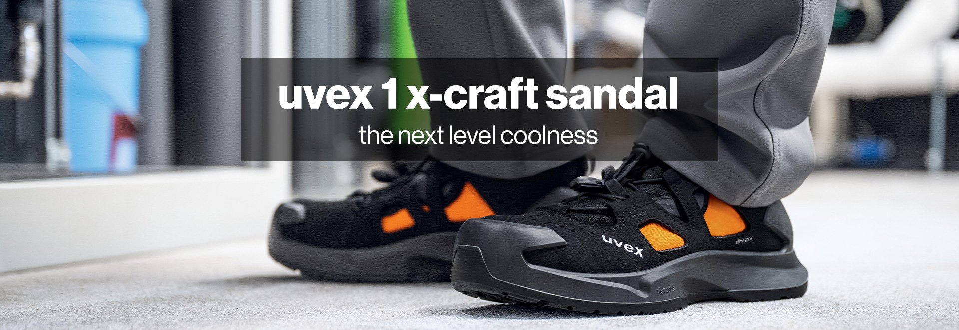 uvex 1 x-craft breathable safety sandal