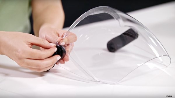 uvex vimox visor lens changing how to video