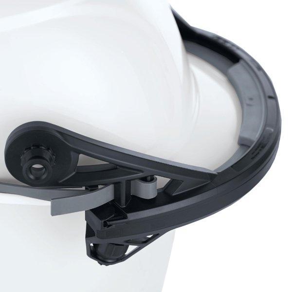 uvex vimox visor with soft sealing lip to protect against dust and dirt