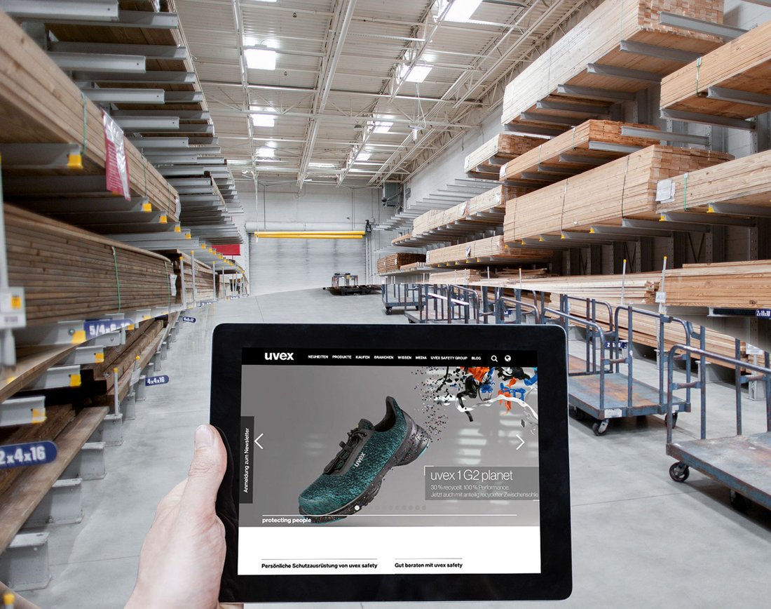 Schutzbrille mit Sehstärke und Einstärkenscheiben Relax zur Entlastung der Augenlinse bei Blick in die Nähe