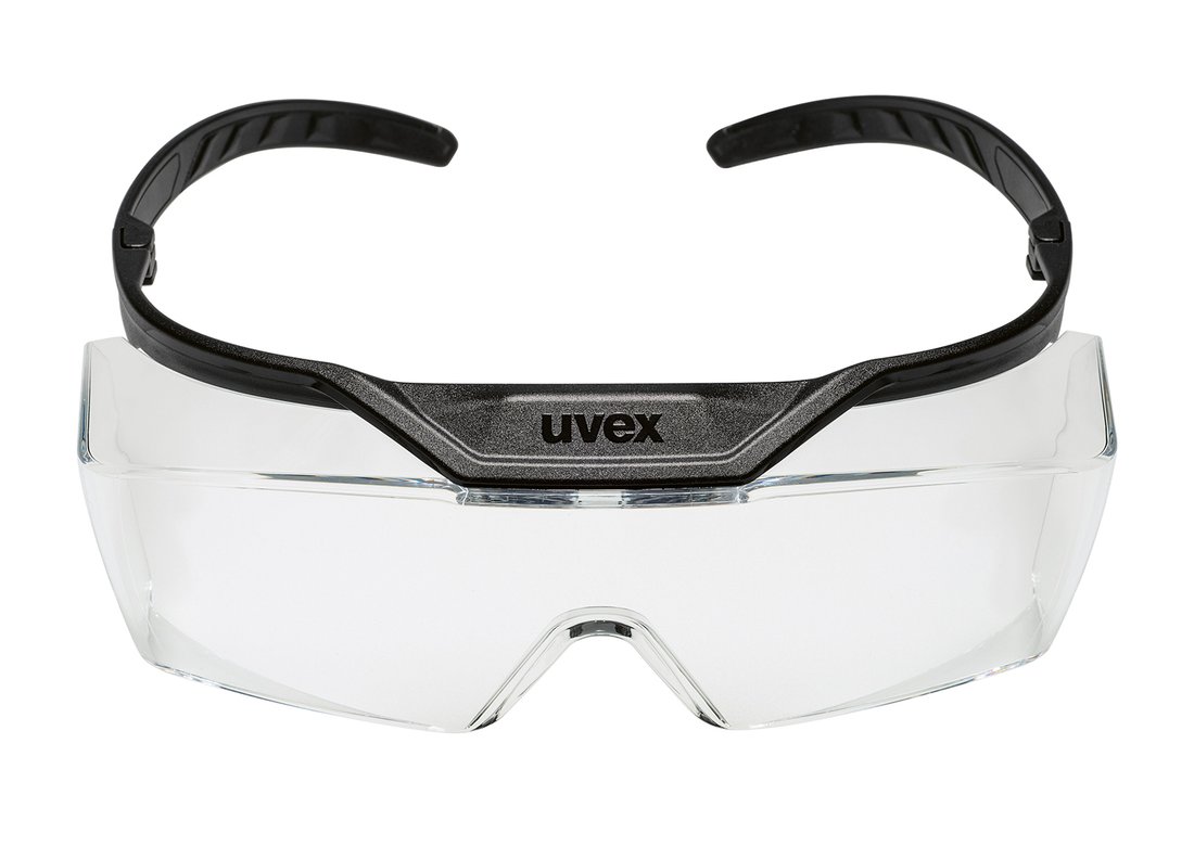 uvex OTG plus overspecs with extra-large lens