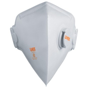 uvex silv-Air classic, P2 disposable flat fold mask with valve