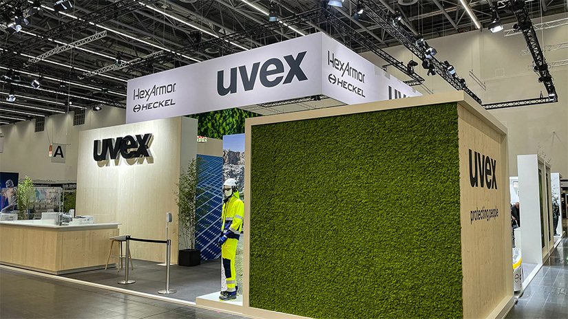 The uvex stand at A+A 2023