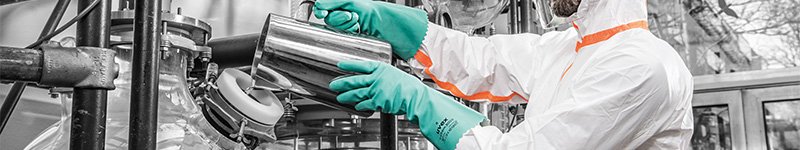 Safety gloves for chemical risks