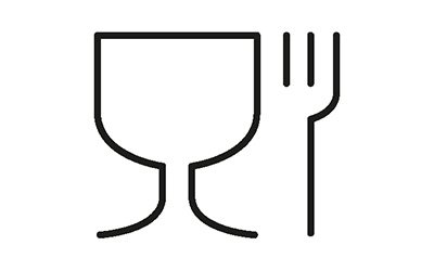 Food handling logo