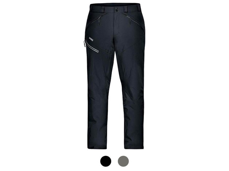 uvex Outdoorhose Herren schwarz und grau